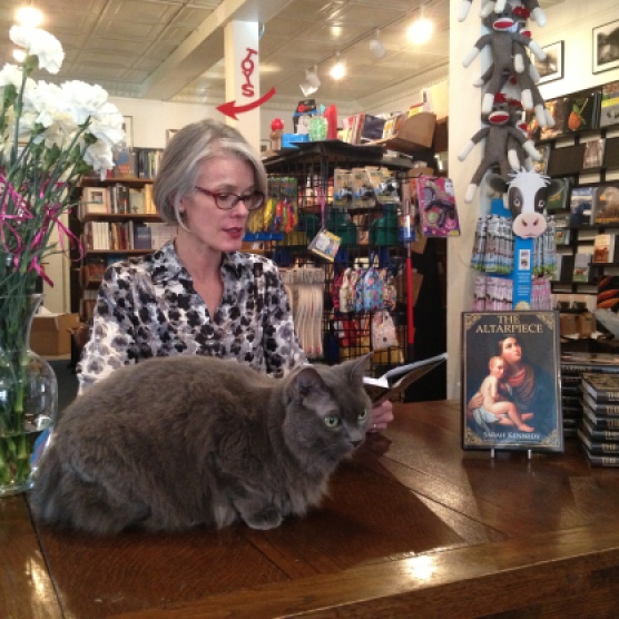 with Annie at Books and Company in Lexington, VA
